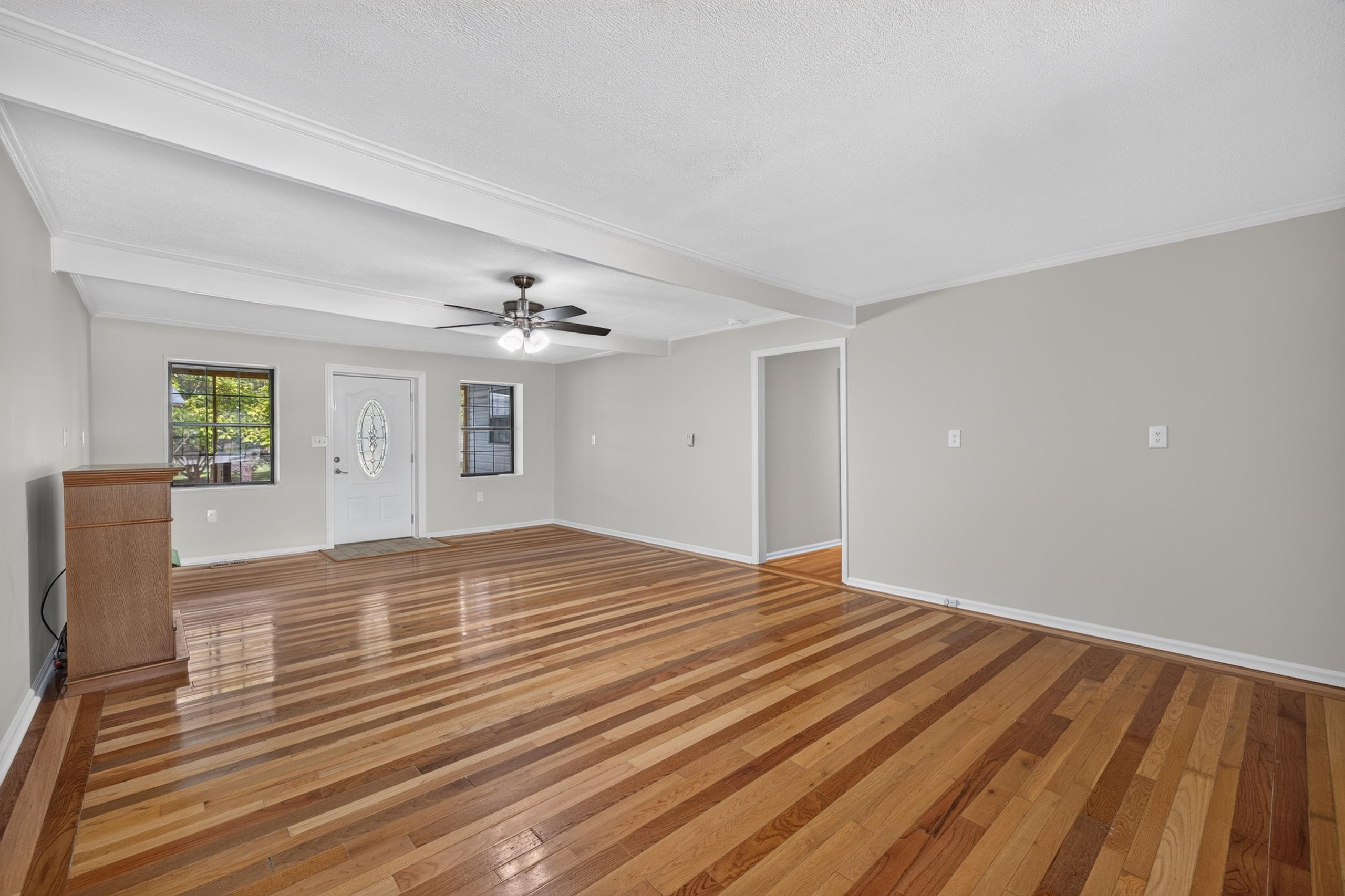 Great room open to kitchen