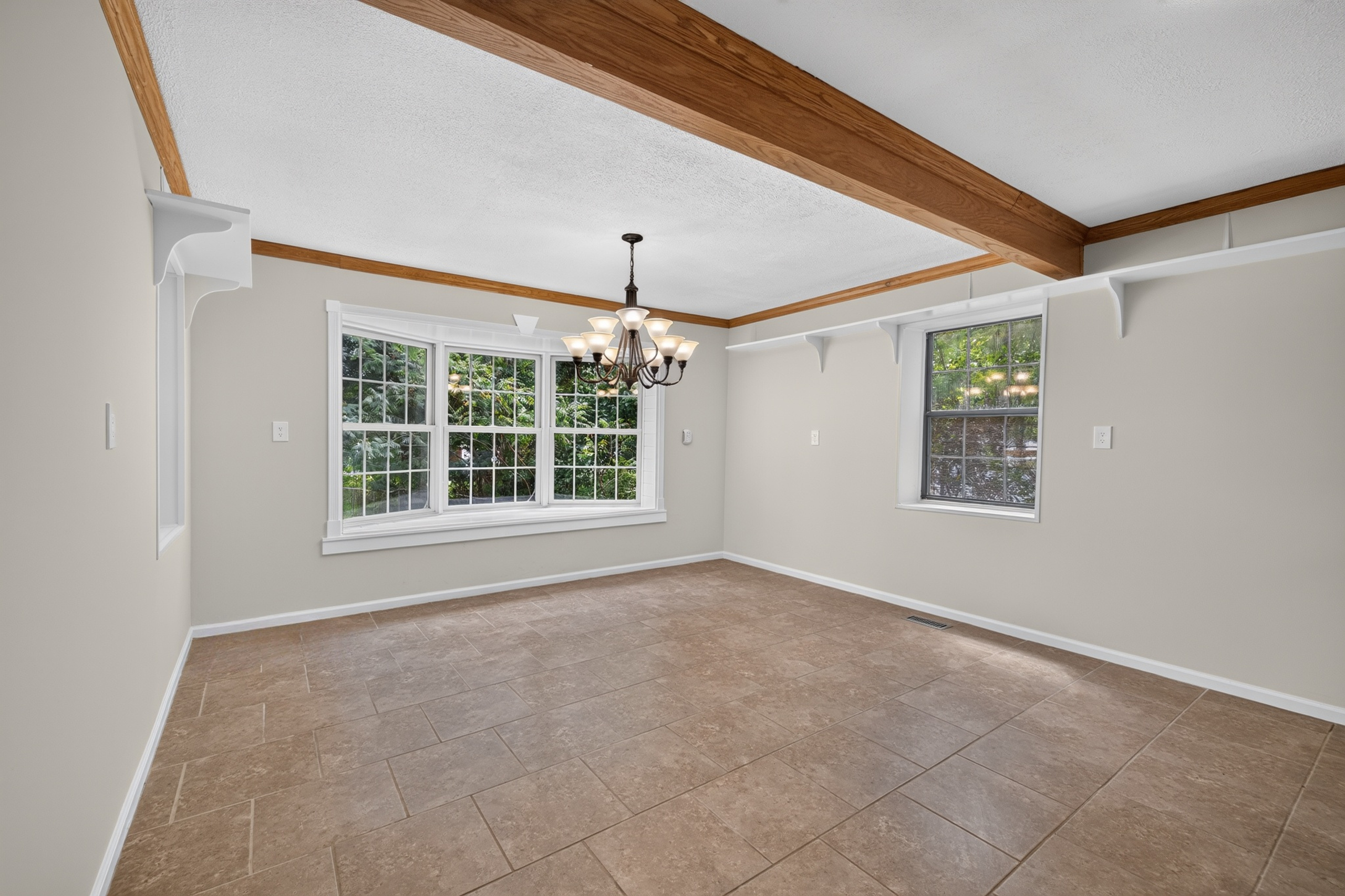 Fireplace in living room