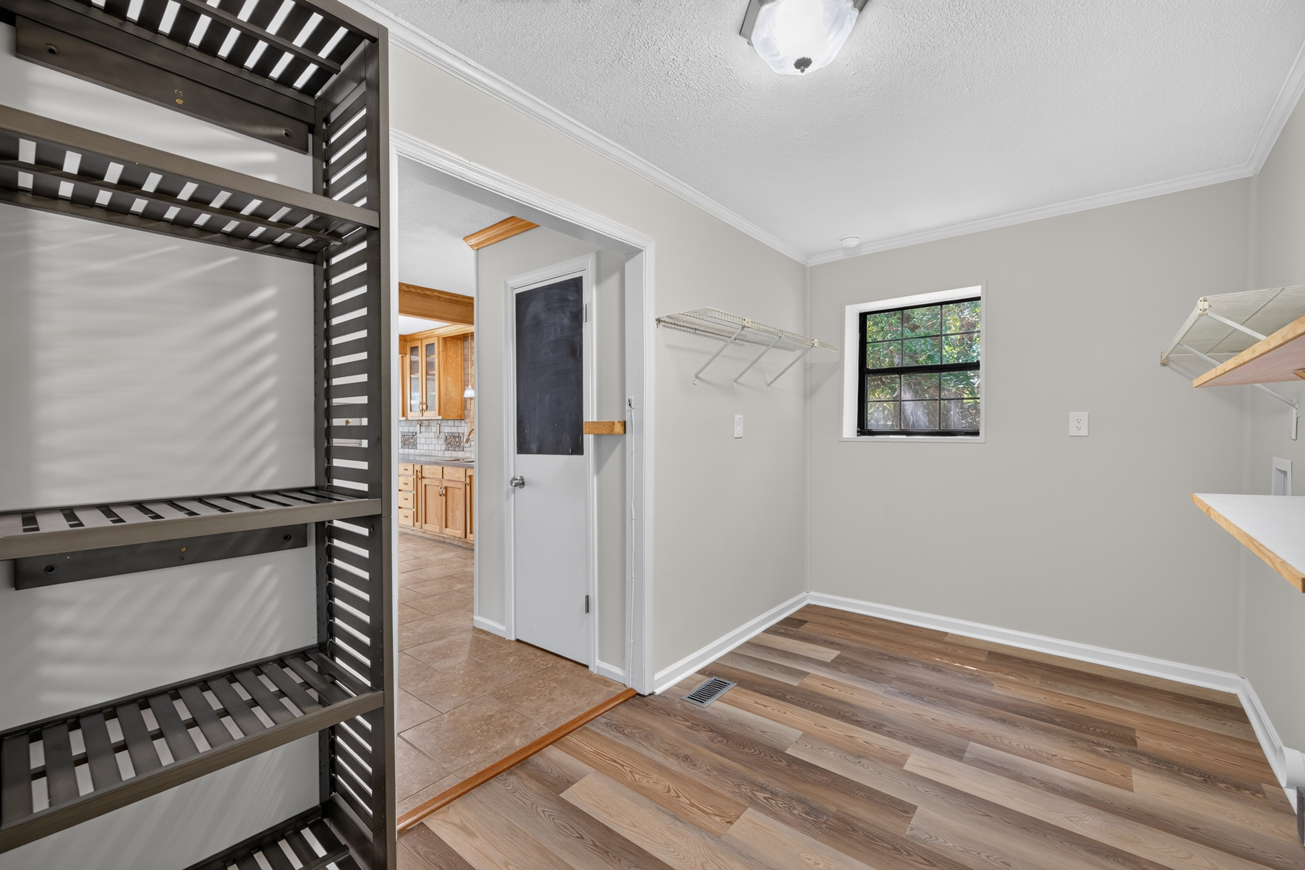 Pantry and utility room