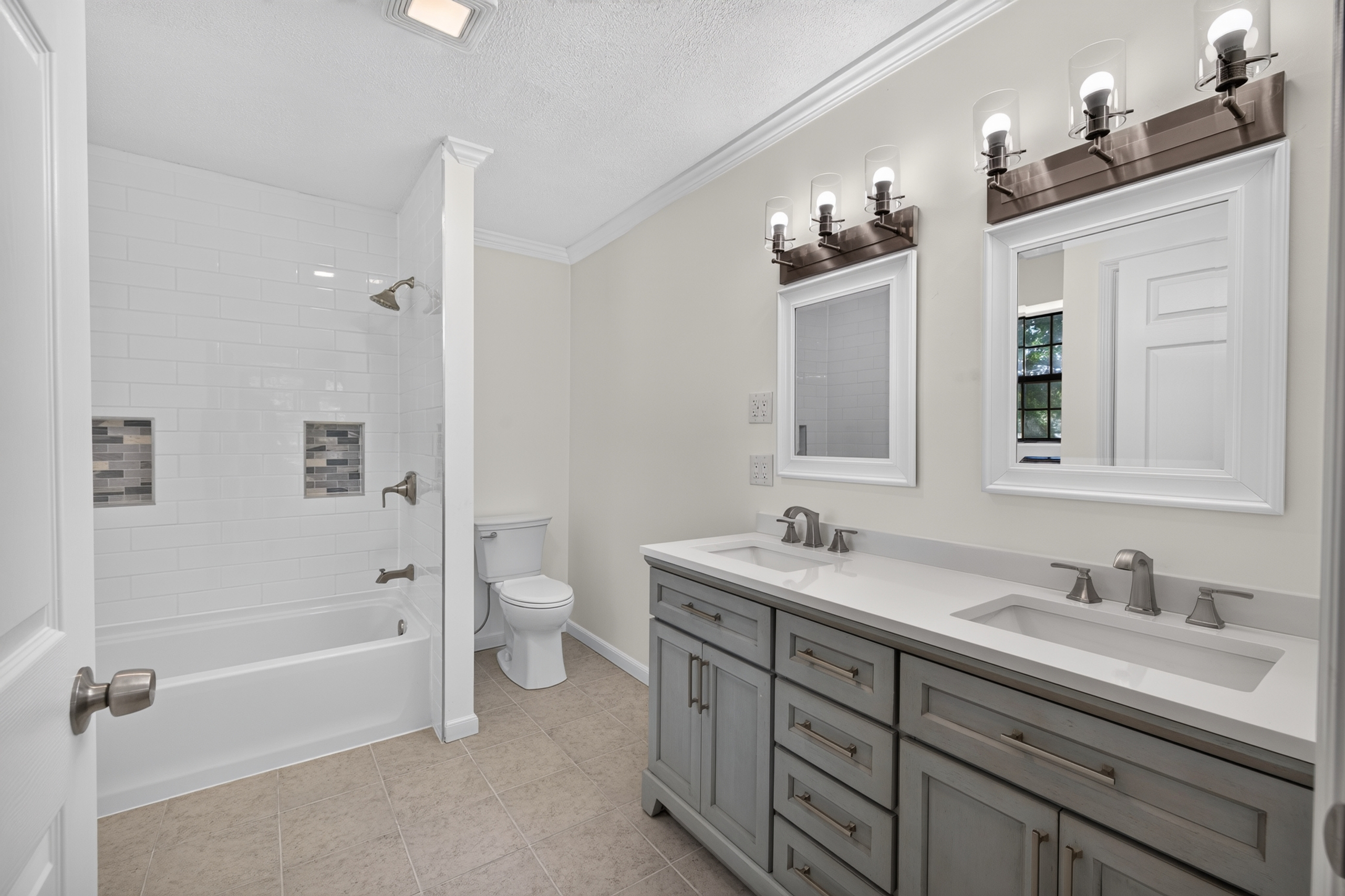 Primary bathroom vanity mirrors