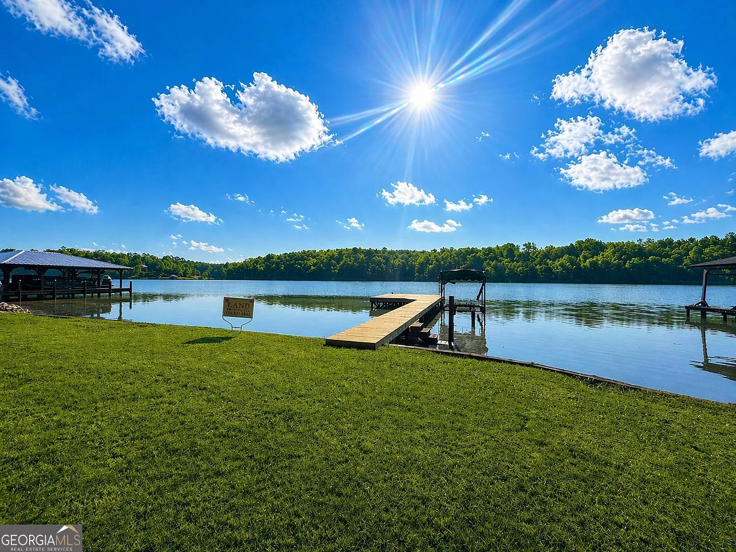 Private dock on Lake Sinclair